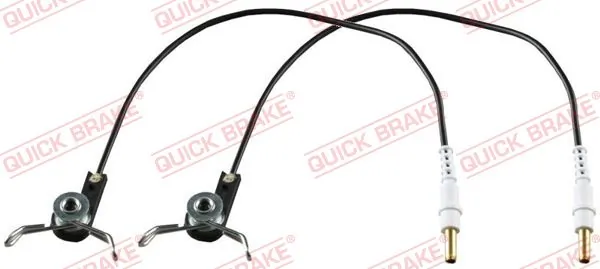 Warning Contact, brake pad wear